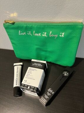 Skincare Bundle ft. full size Inkey List Collagen Peptide Serum & Mandelic Acid